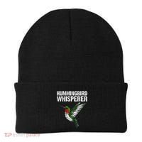 Cute Hummingbird Art Bird Watcher Bird Lover Beanie thumb 0