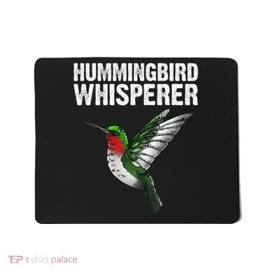 Cute Hummingbird Art Bird Watcher Bird Lover Mousepad
