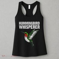 Cute Hummingbird Art Bird Watcher Bird Lover Women's Tank Top thumb 3