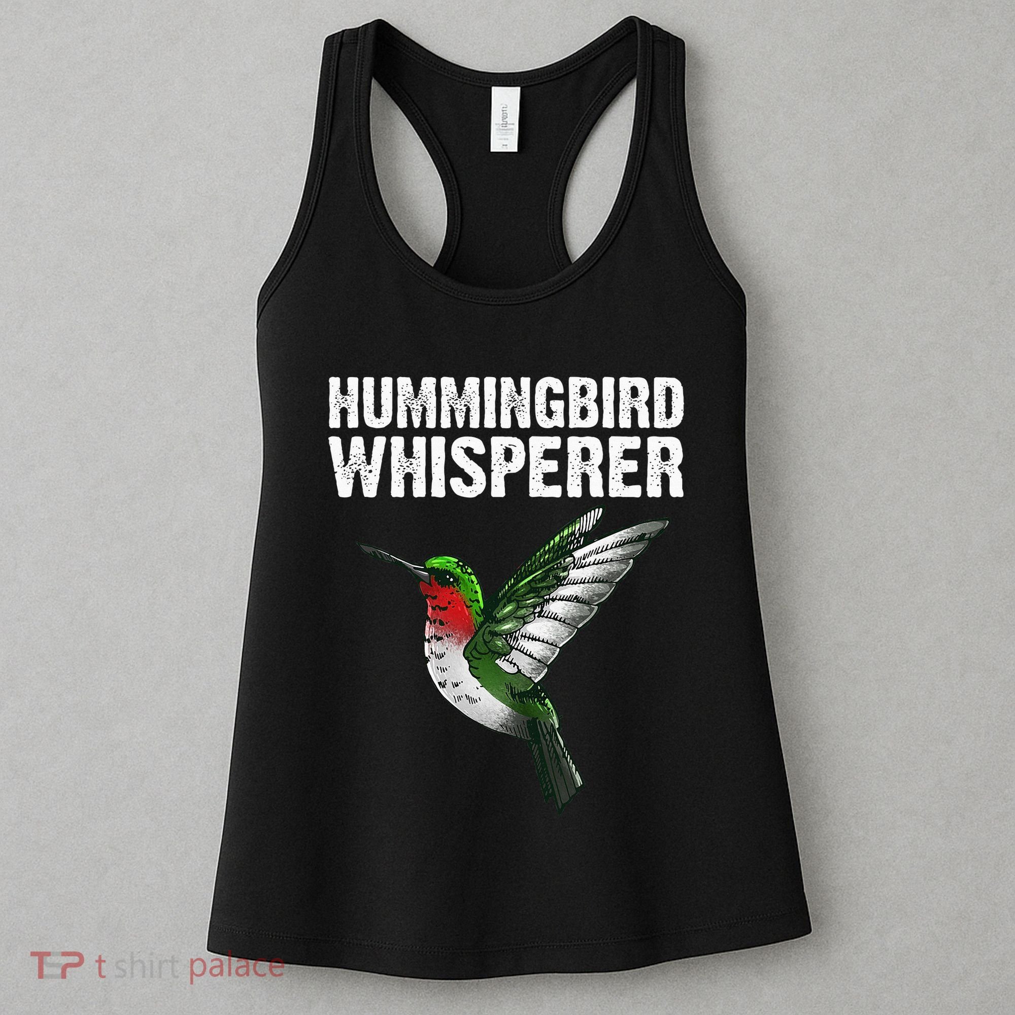 Cute Hummingbird Art Bird Watcher Bird Lover Women's Tank Top