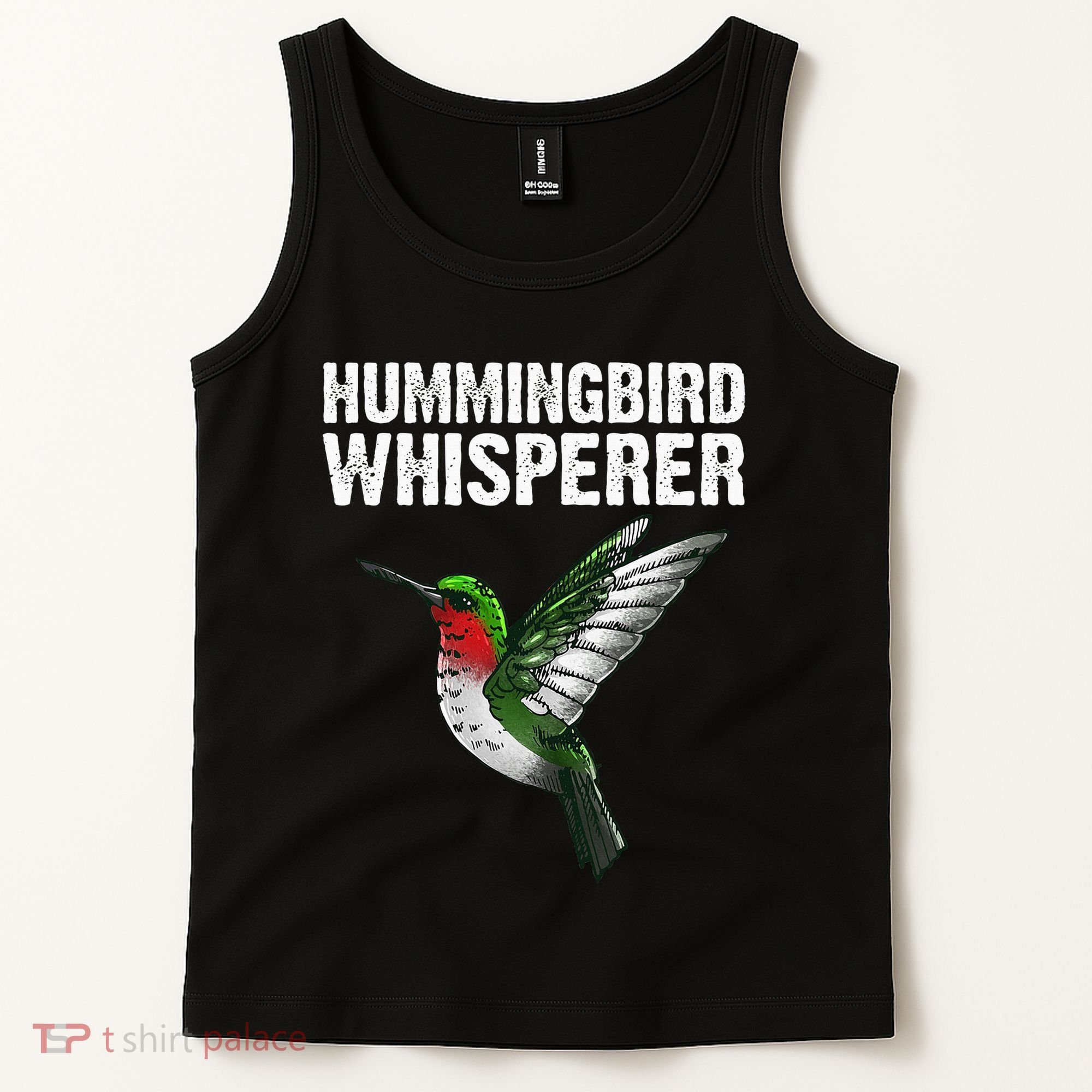 Cute Hummingbird Art Bird Watcher Bird Lover Tank Top
