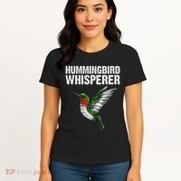 Cute Hummingbird Art Bird Watcher Bird Lover Women's T-Shirt thumb 4