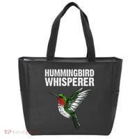 Cute Hummingbird Art Bird Watcher Bird Lover Tote Bag thumb 0