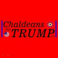 Chaldeans For Trump Santa Hat thumb 1