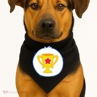 Champ Bear Halloween Costume USA-Made Doggie Bandana thumb 1
