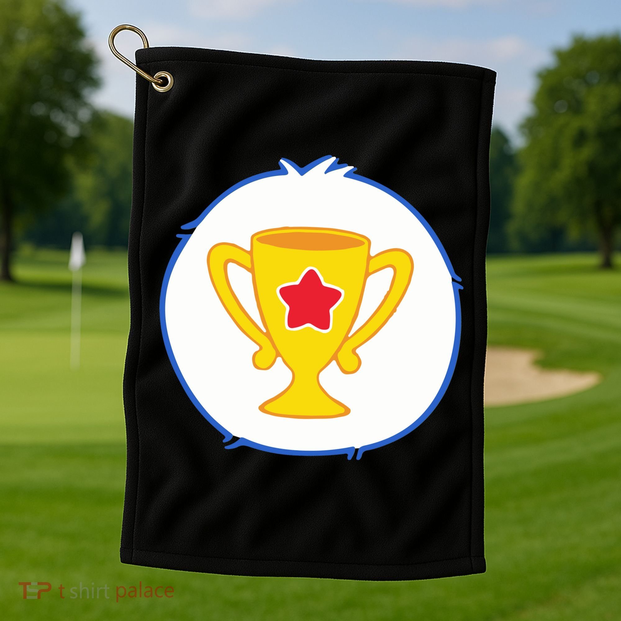 Champ Bear Halloween Costume Golf Towel