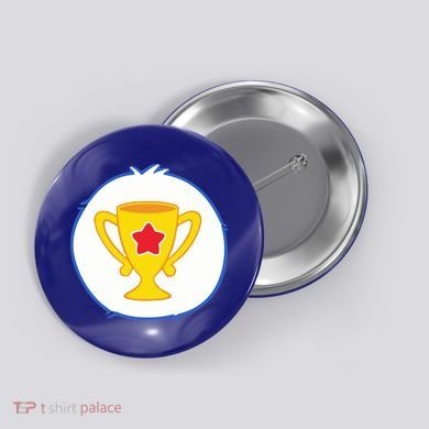Champ Bear Halloween Costume Button