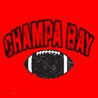 Champa Bay Football Santa Hat thumb 1