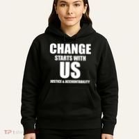 Change Starts With US Justice Peace Hoodie thumb 5