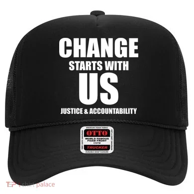 Change Starts With US Justice Peace Hat