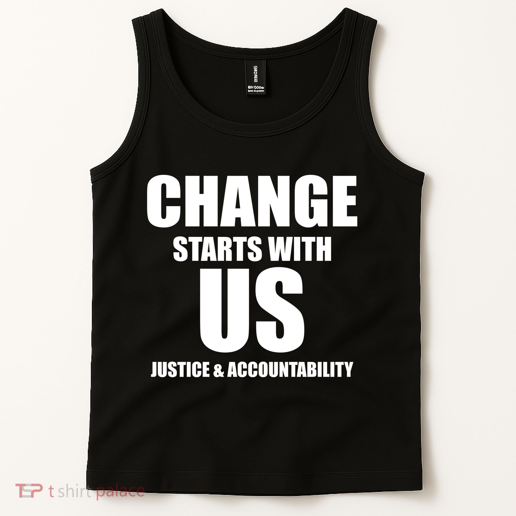 Change Starts With US Justice Peace Tank Top