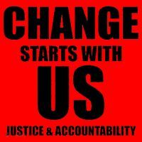 Change Starts With US Justice Peace Santa Hat thumb 1