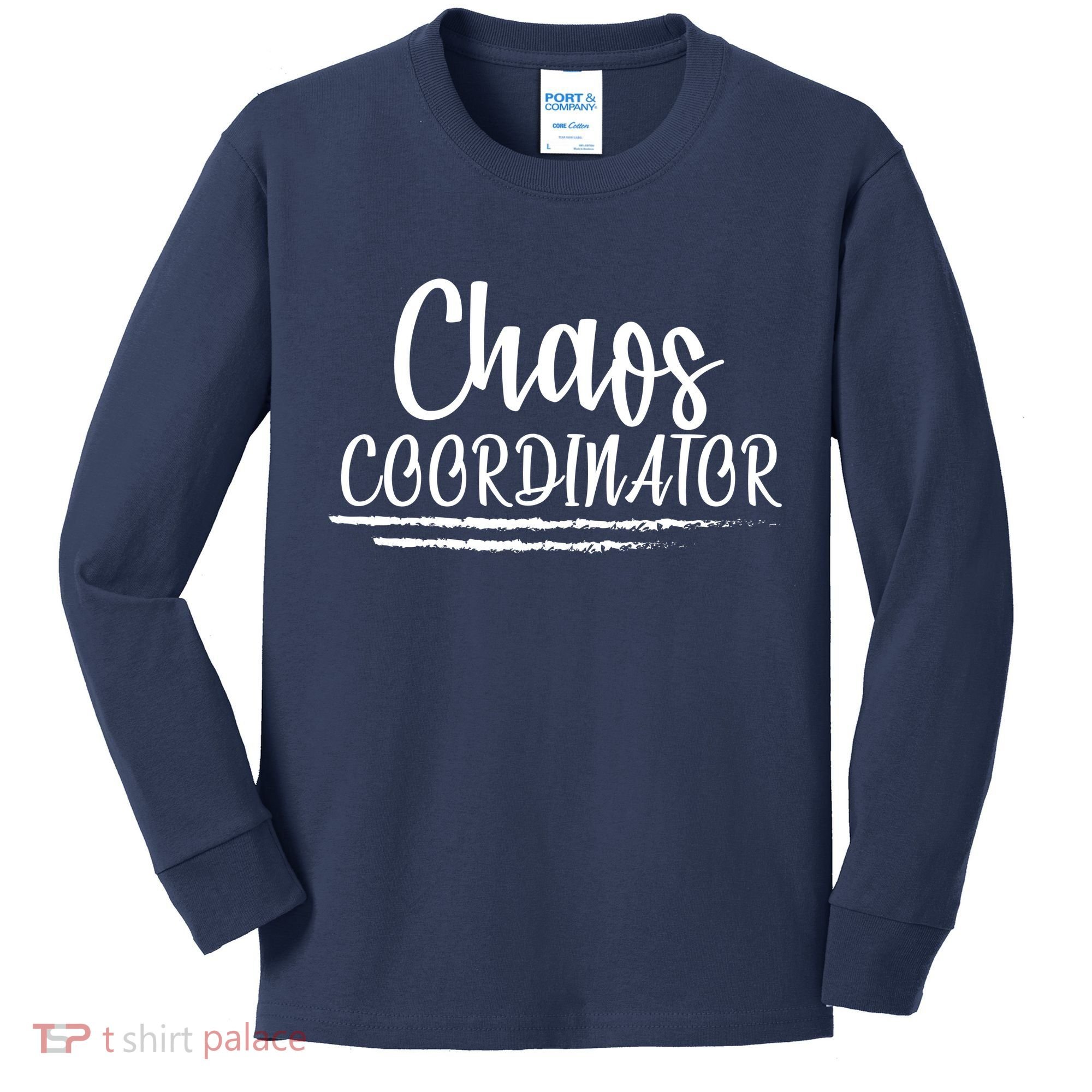 Chaos Coordinator Kids Long Sleeve Shirt