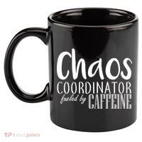 Chaos Coordinator Fueled By Caffeine 11oz C Handle Ceramic Mug thumb 2