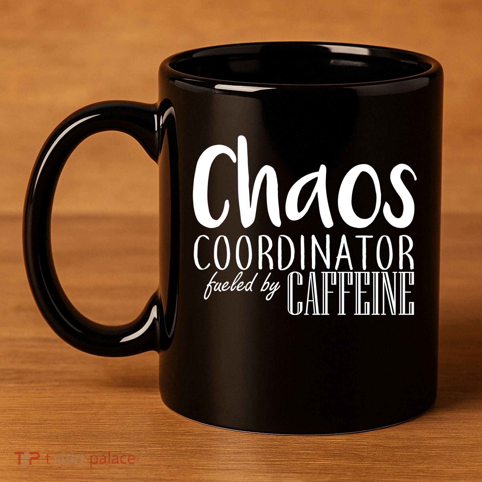 Chaos Coordinator Fueled By Caffeine 11oz C Handle Ceramic Mug