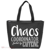 Chaos Coordinator Fueled By Caffeine Tote Bag thumb 0
