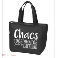 Chaos Coordinator Fueled By Caffeine Tote Bag thumb 3