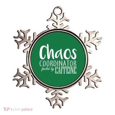 Chaos Coordinator Fueled By Caffeine Ornament