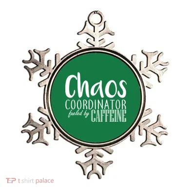 Chaos Coordinator Fueled By Caffeine Ornament