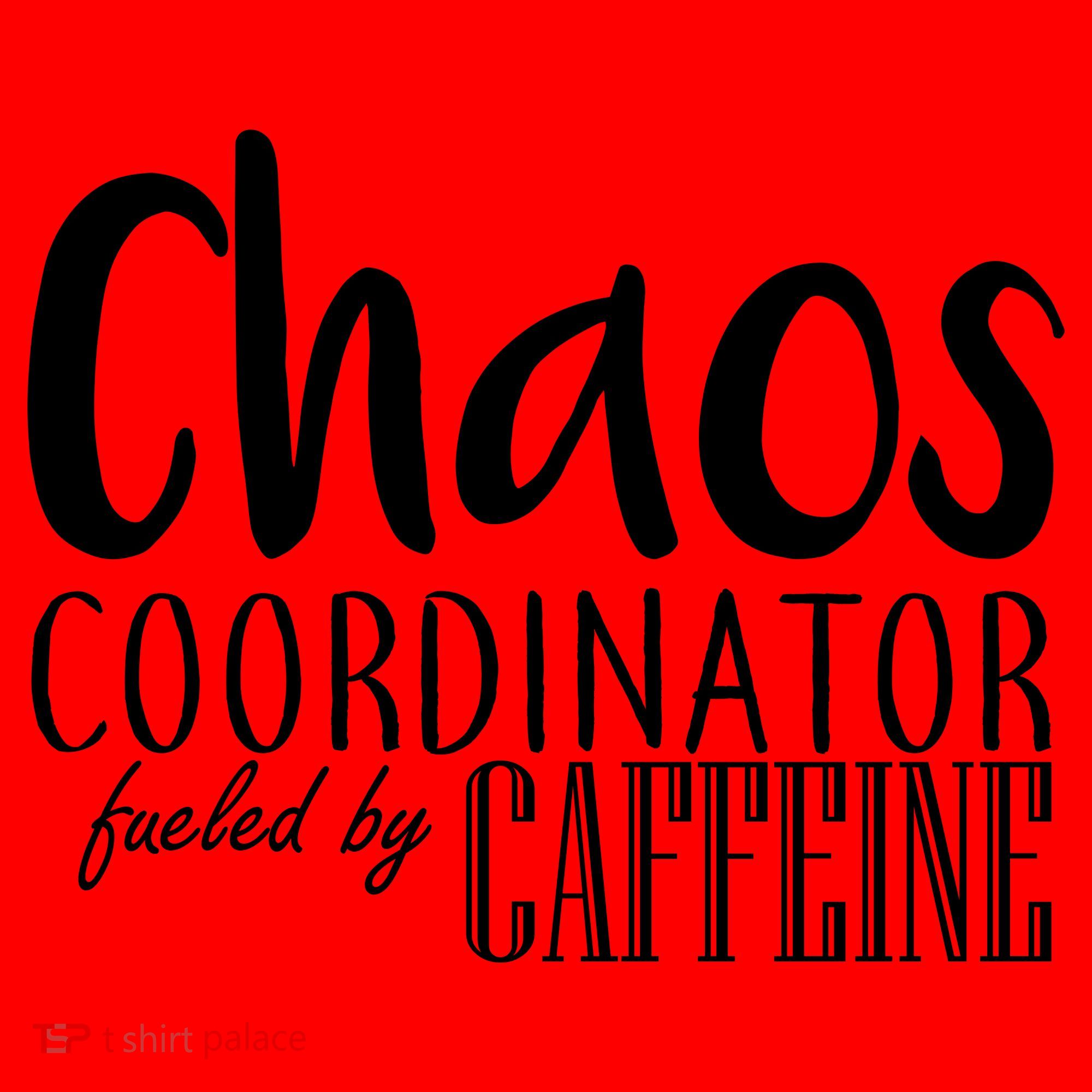 Chaos Coordinator Fueled By Caffeine Santa Hat