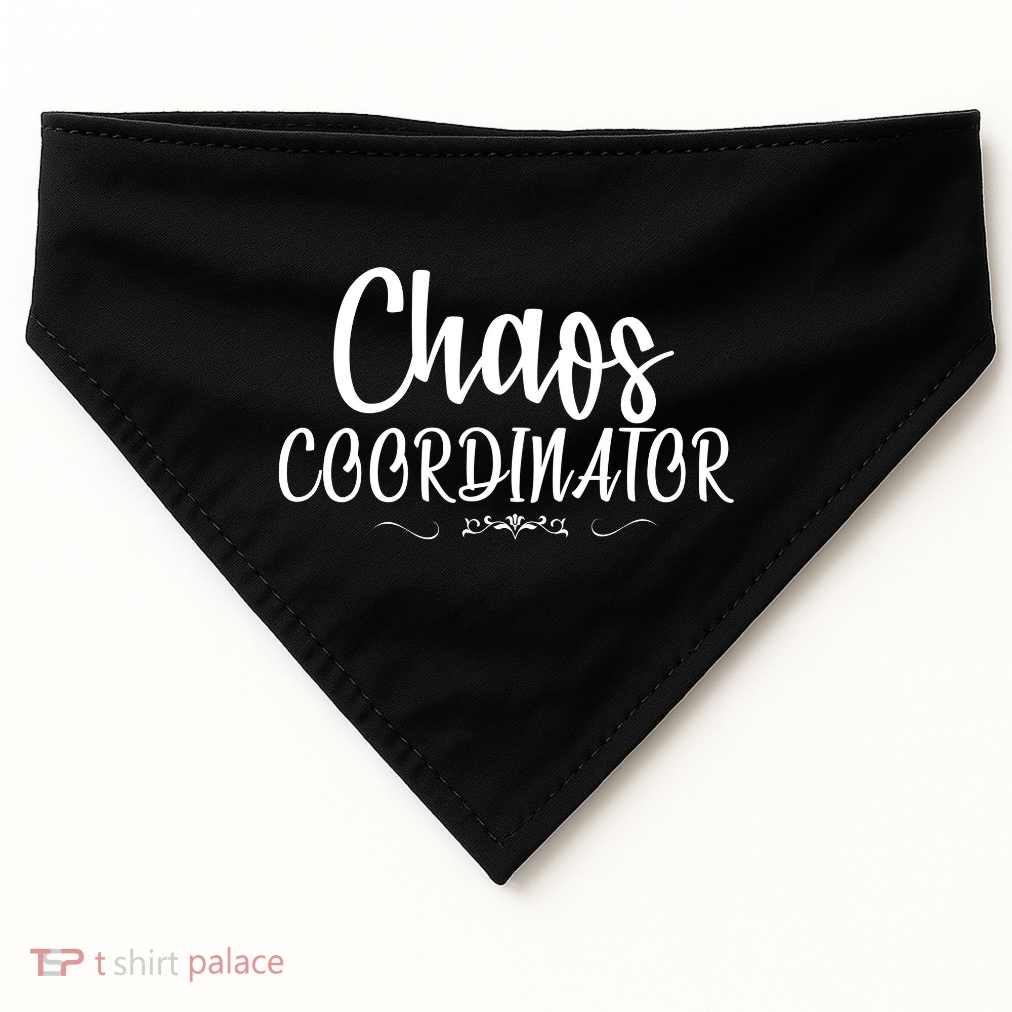 Chaos Coordinator Logo USA-Made Doggie Bandana