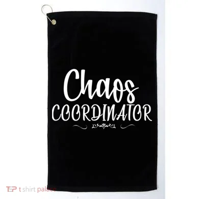 Chaos Coordinator Logo Golf Towel