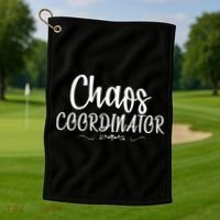 Chaos Coordinator Logo Golf Towel thumb 1