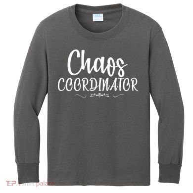 Chaos Coordinator Logo Kids Long Sleeve Shirt