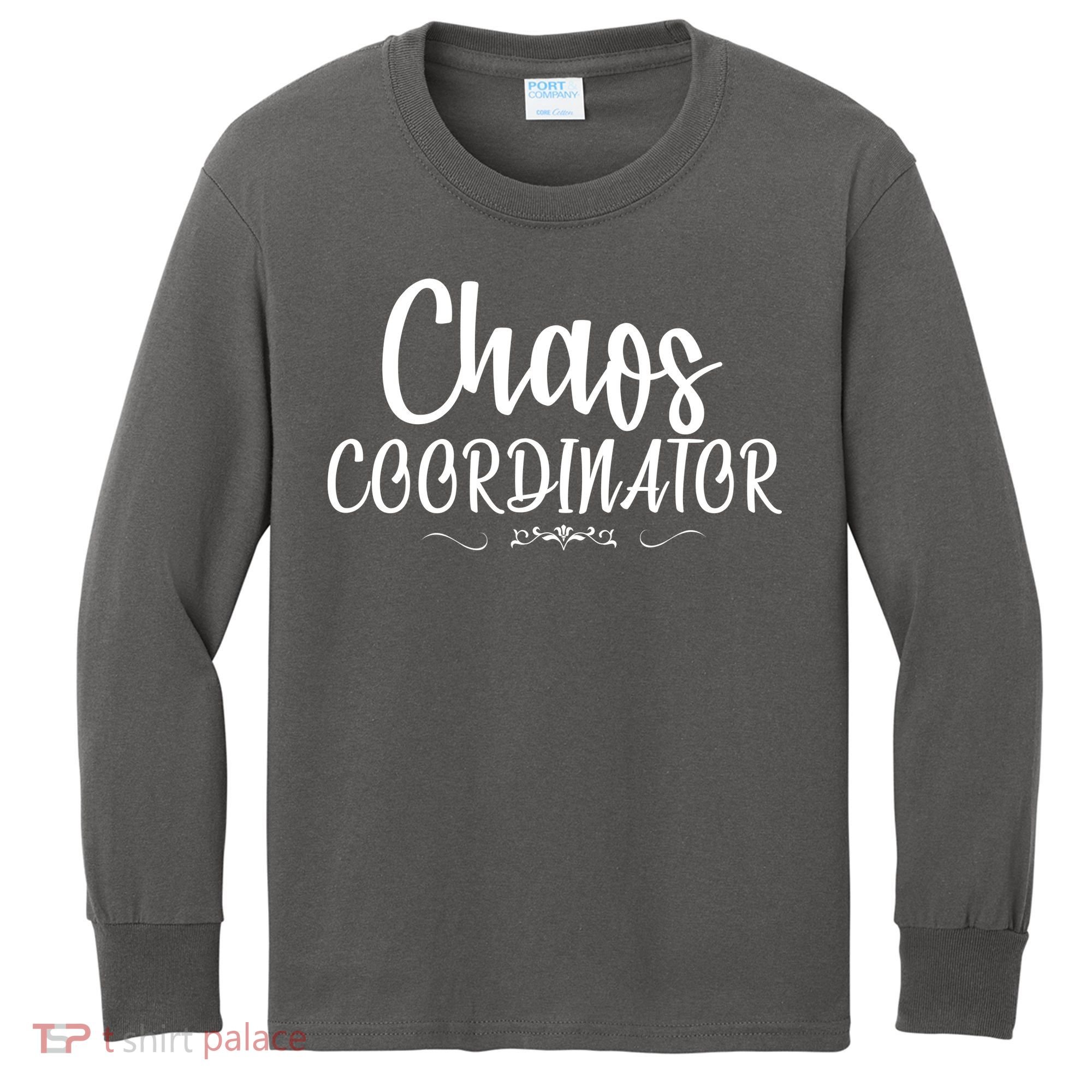 Chaos Coordinator Logo Kids Long Sleeve Shirt