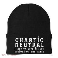 Chaotic Neutral Alignment Beanie thumb 0
