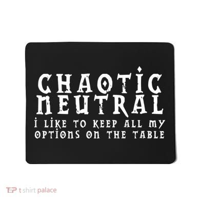Chaotic Neutral Alignment Mousepad