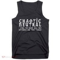 Chaotic Neutral Alignment Tank Top thumb 0