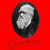 Charles Darwin Portrait Signature Evolution Atheist Science Santa Hat thumb 1