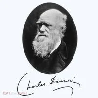 Charles Darwin Portrait Signature Evolution Atheist Science Toddler T-Shirt thumb 4