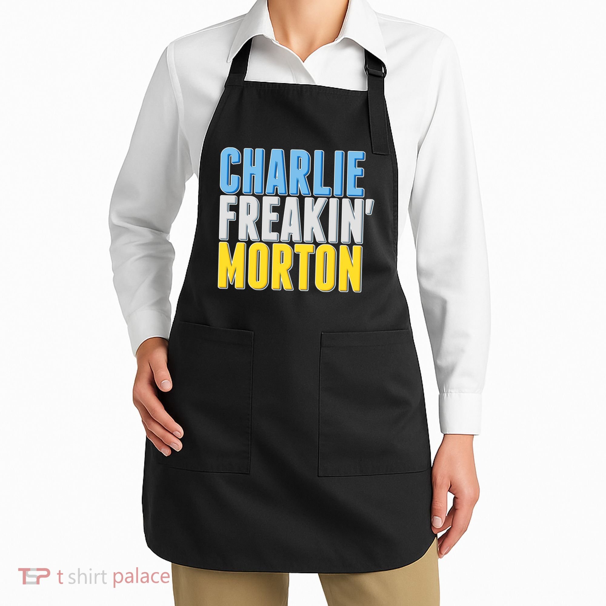 Charlie Freakin' Morton Tampa Bay baseball Apron