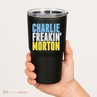 Charlie Freakin' Morton Tampa Bay baseball Tumbler thumb 2