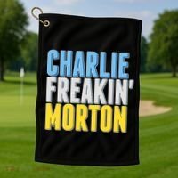 Charlie Freakin' Morton Tampa Bay baseball Golf Towel thumb 1