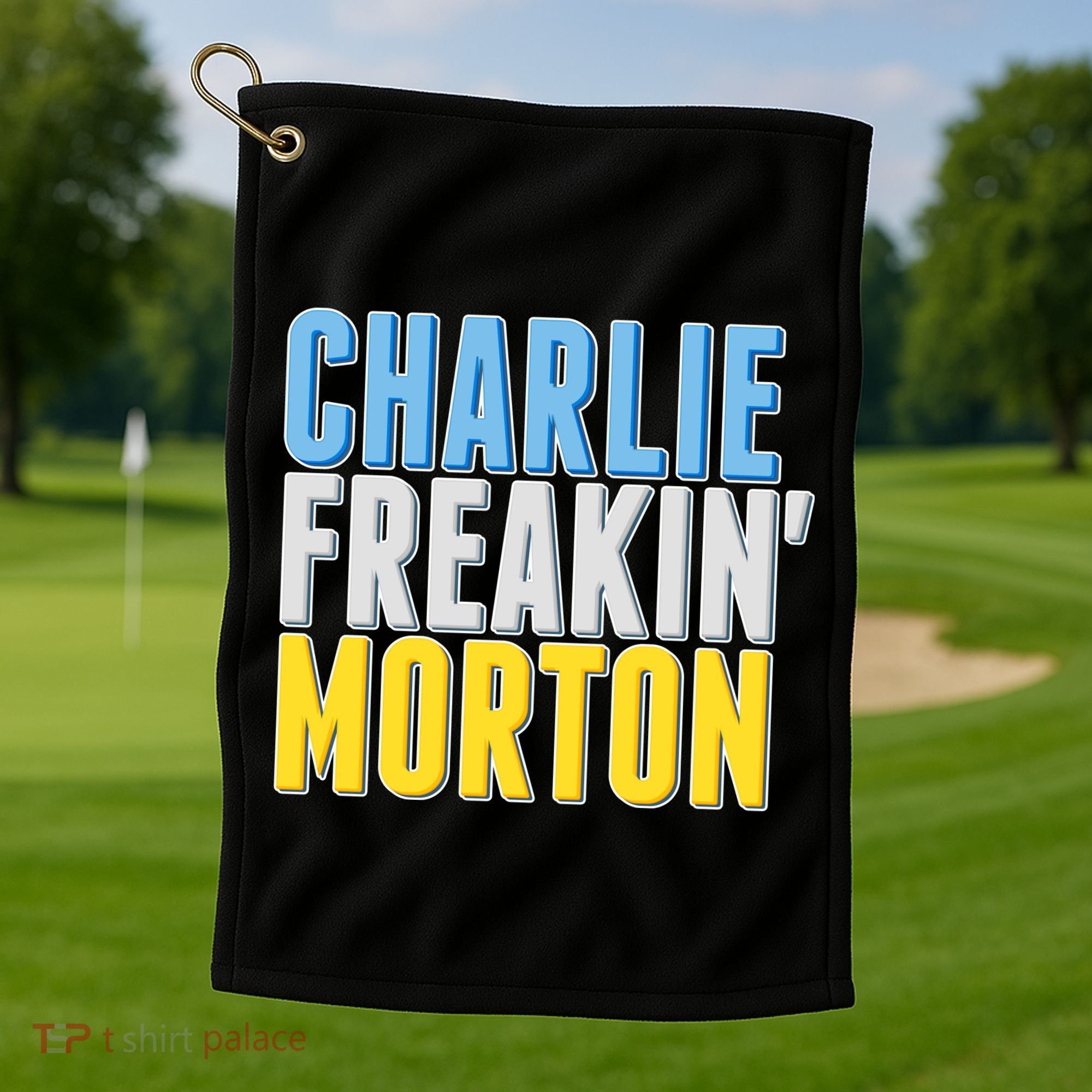 Charlie Freakin' Morton Tampa Bay baseball Golf Towel