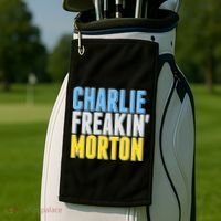 Charlie Freakin' Morton Tampa Bay baseball Golf Towel thumb 2