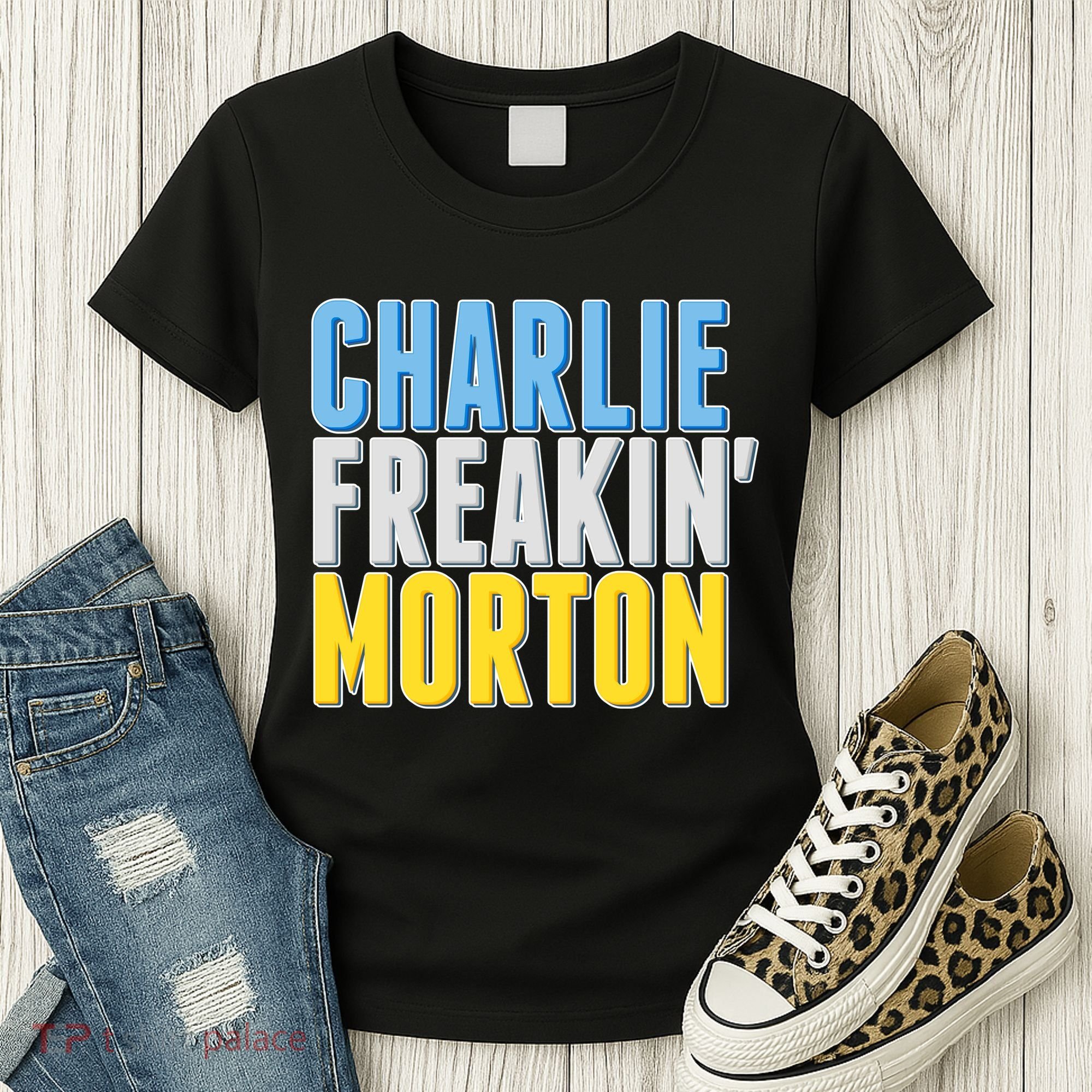 Charlie Freakin' Morton Tampa Bay baseball Women's T-Shirt