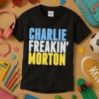 Charlie Freakin' Morton Tampa Bay baseball Kids T-Shirt thumb 3