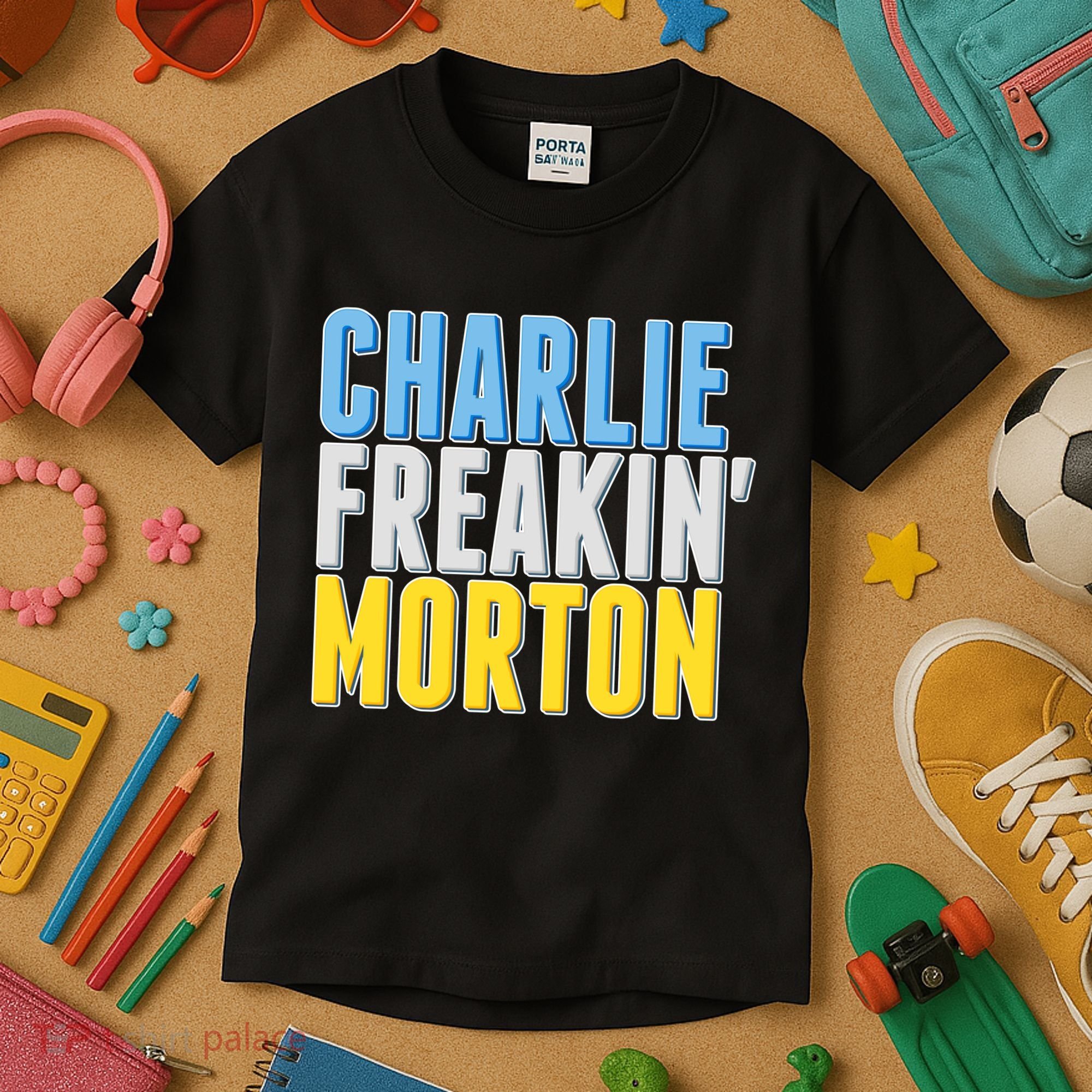 Charlie Freakin' Morton Tampa Bay baseball Kids T-Shirt