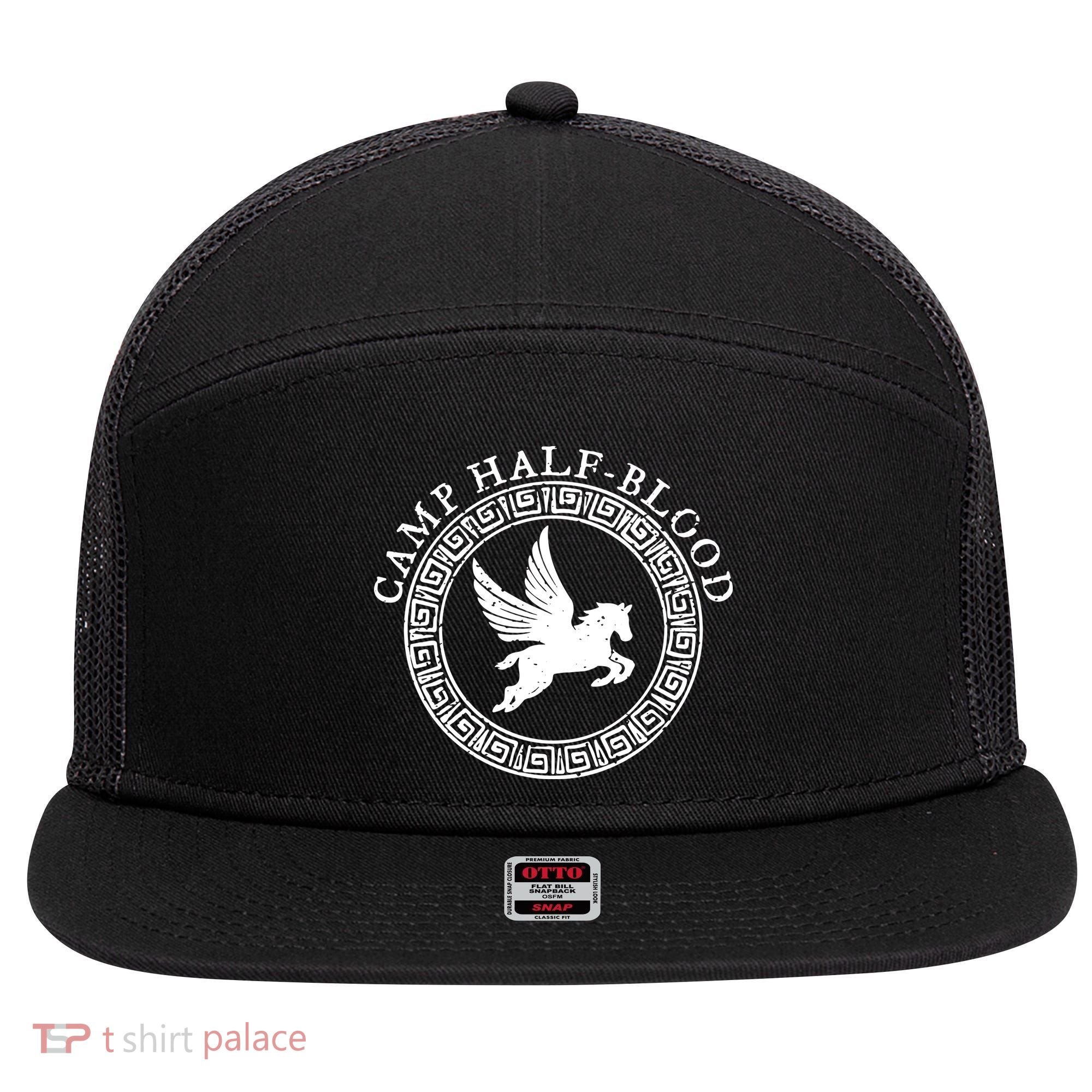 Camp Half Blood 7 Panel Mesh Trucker Snapback Hat