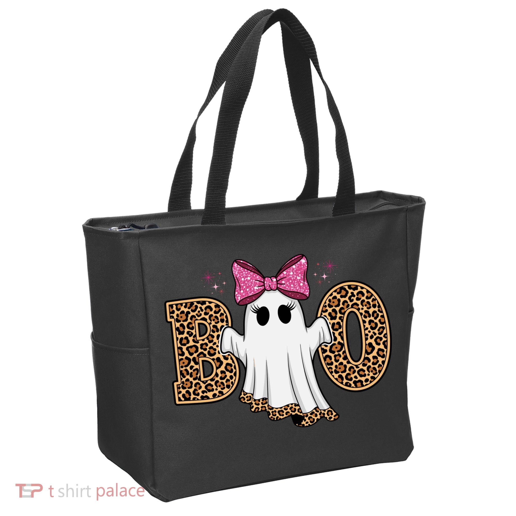 Cute Halloween Boo Ghost Vibes Spooky Season Tote Bag