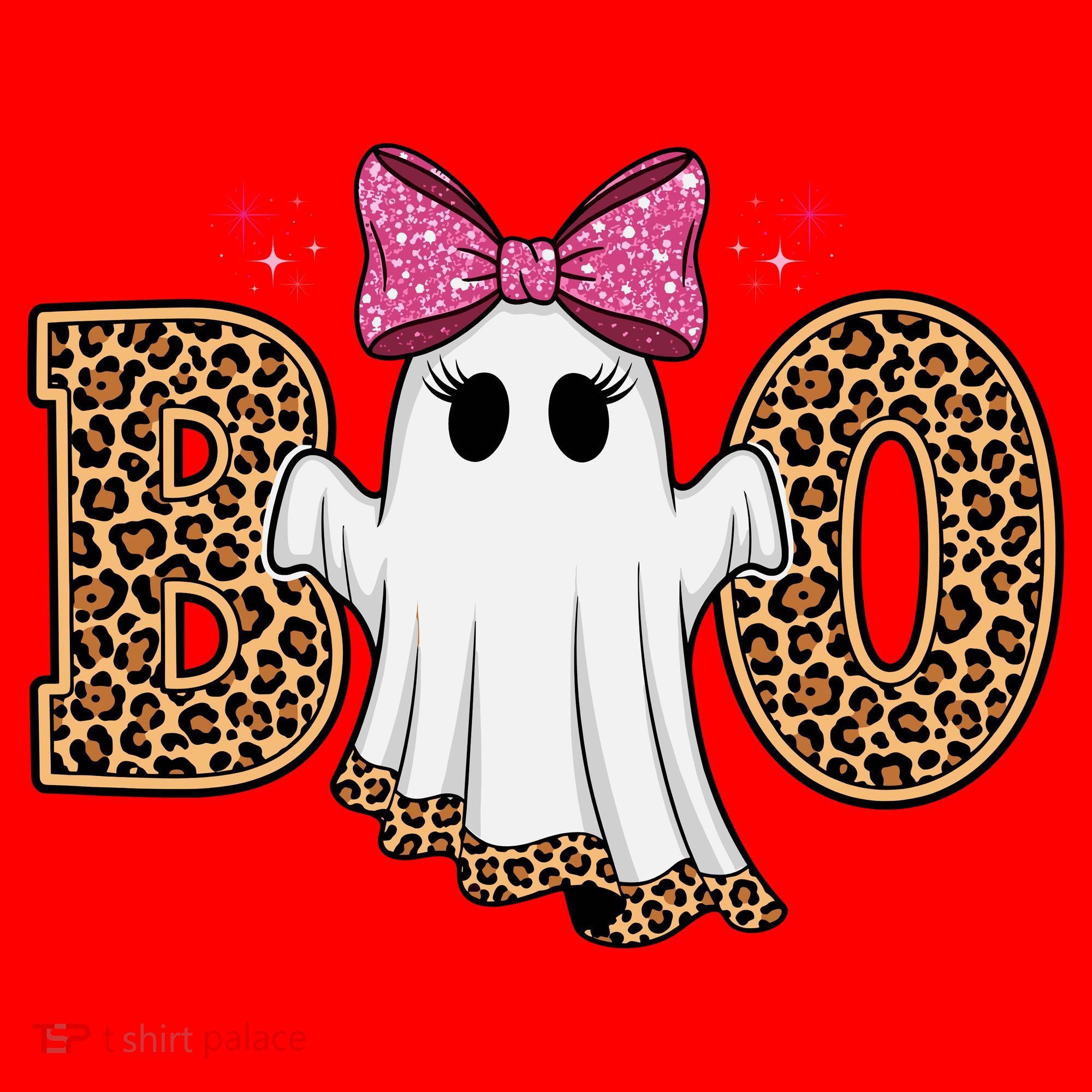 Cute Halloween Boo Ghost Vibes Spooky Season Santa Hat