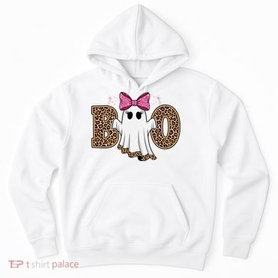 Cute Halloween Boo Ghost Vibes Spooky Season Hoodie