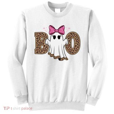Cute Halloween Boo Ghost Vibes Spooky Season Sweatshirt