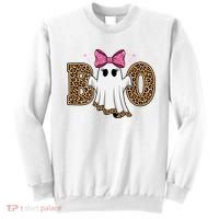 Cute Halloween Boo Ghost Vibes Spooky Season Sweatshirt thumb 0