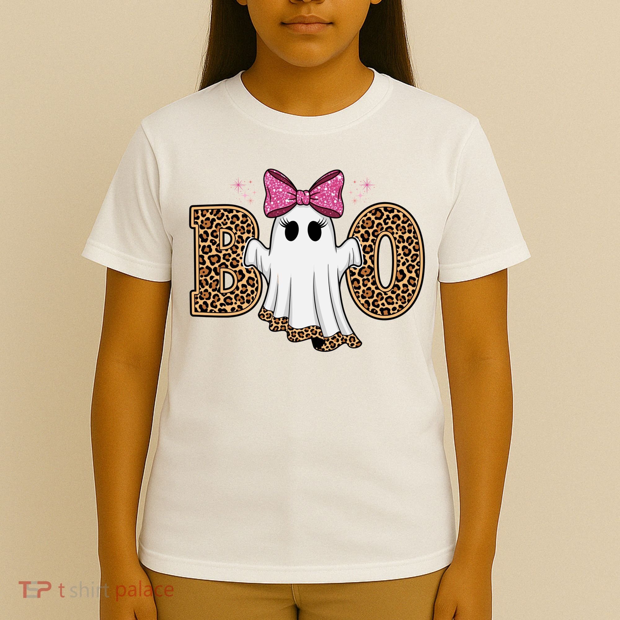 Cute Halloween Boo Ghost Vibes Spooky Season T-Shirt