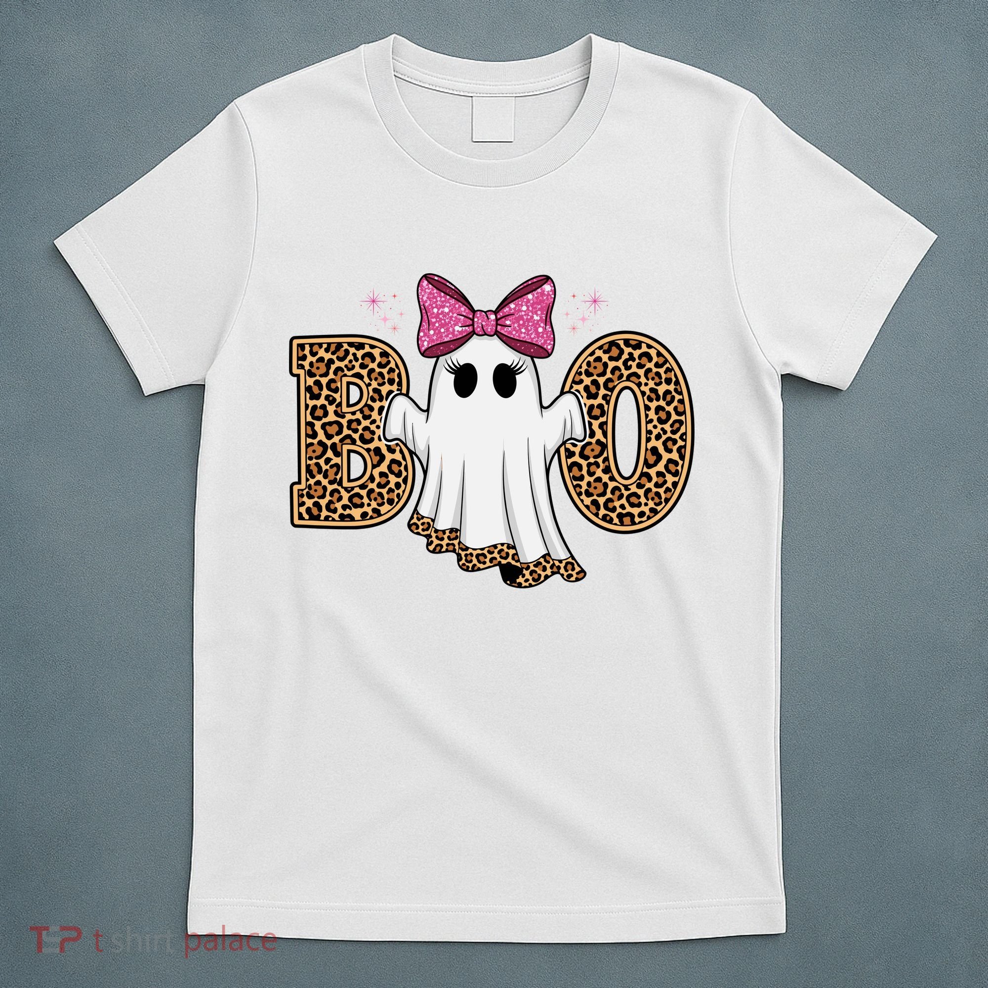 Cute Halloween Boo Ghost Vibes Spooky Season T-Shirt